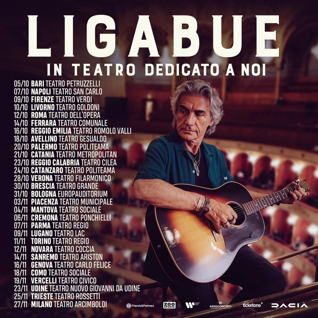 Ligabue Torna Nei Teatri Con In Teatro Dedicato A Noi Aj Noas